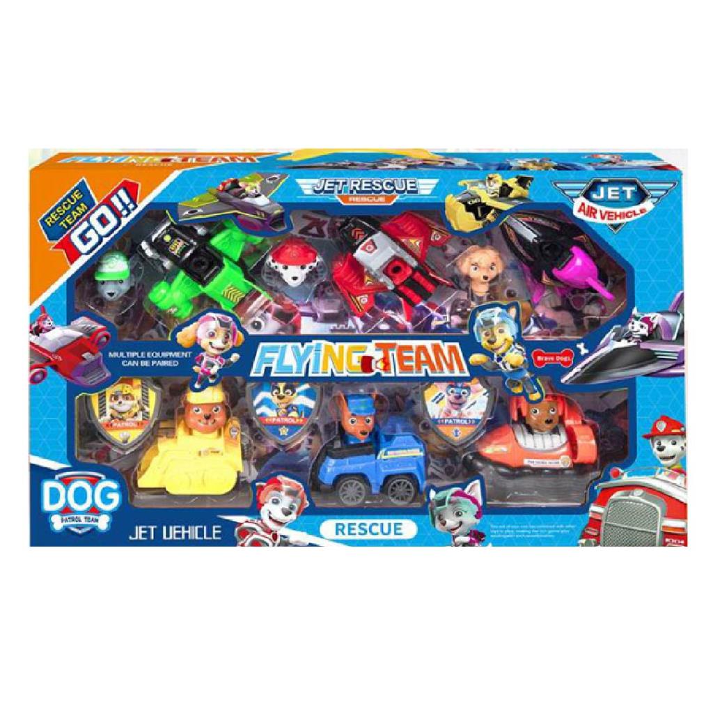 Flying Rescue Team Vehicles Playset